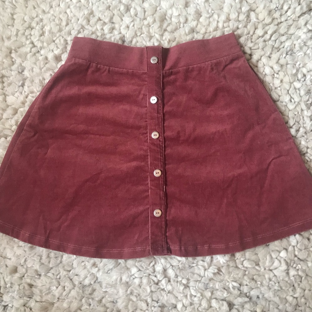 High Waisted Button Up Skirt!